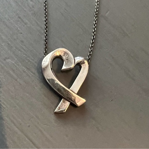 Tiffany & Co. Jewelry - Tiffany & Co. Heart 925 Sterling Silver Necklace